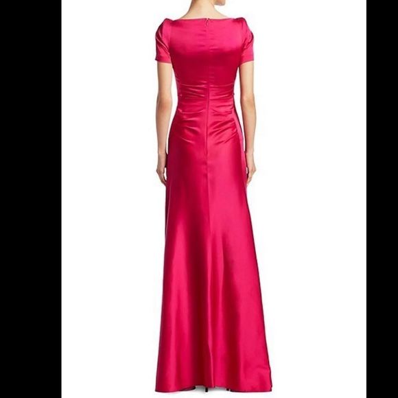 Talbot Runhof Noomi5 crepe satin gown - Picture 3 of 7
